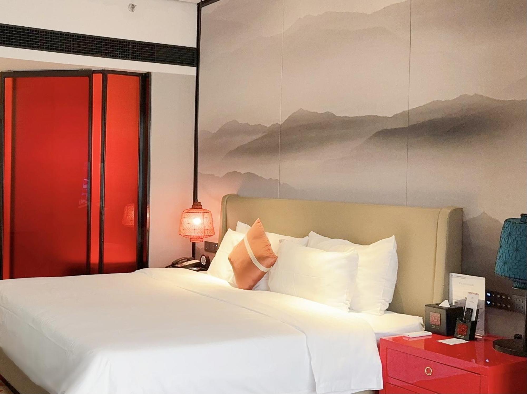 Guangzhou Baiyun Hotel Exterior foto A bedroom at the hotel
